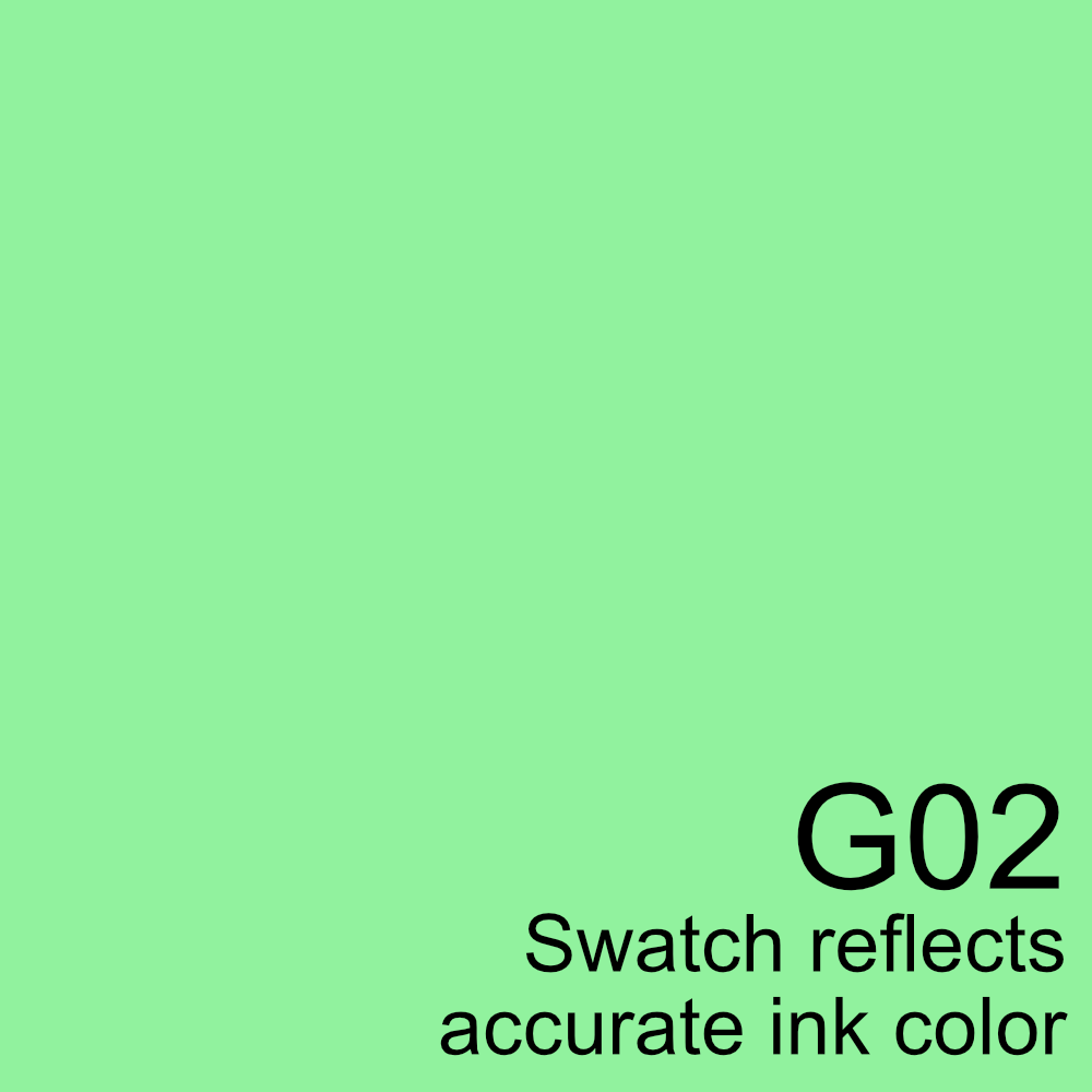 G02 - Copic Sketch Marker Spectrum Green — Violeta Ink
